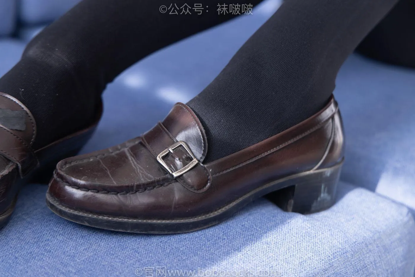 [BoBoSocks袜啵啵]NO.056 朵朵-JK制服、皮鞋、厚黑丝 [135P]插图7
